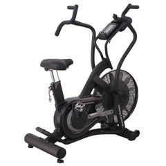 VIKING FITNESS Cyclone Air Bike with heavy-duty frame and air-resistance system, showing adjustable seat and handlebars.