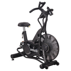 VIKING FITNESS Cyclone Air Bike with heavy-duty frame, digital display, and adjustable resistance for cardio workouts
