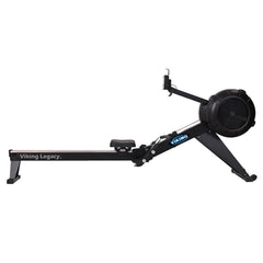 Viking Legacy Air Resistance Rower by Viking Fitness, professional-grade rowing machine with sleek design and digital monitor.