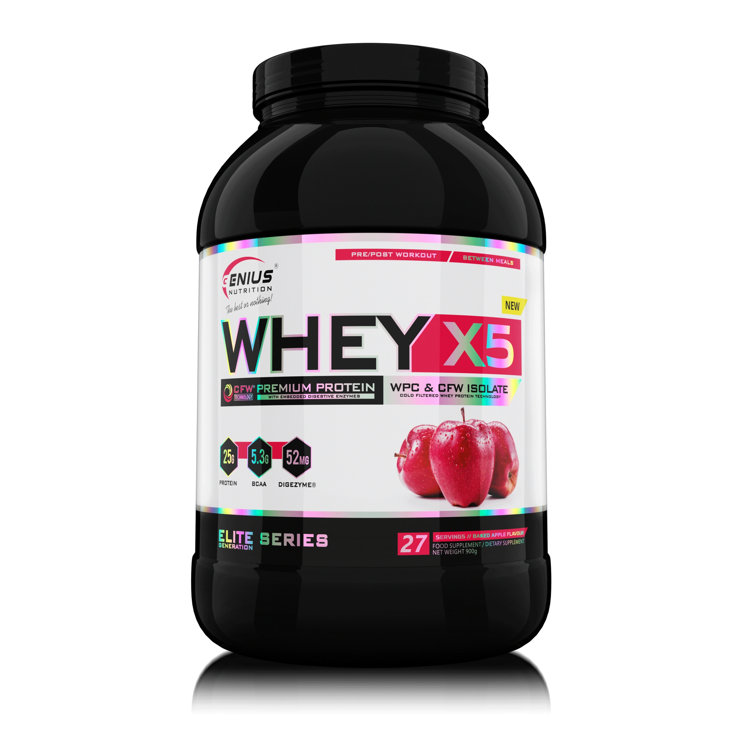 WHEY-X5® 900г/27 порций, Genius Nutrition 