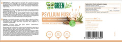 Green Life, Organic Psyllium Husk Powder (Vegan Capsules), 120Capsules, 60Servings