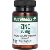 NutraMedix, Zinc, 50 mg, 60 Vegetable Capsules - GREEN LIFE CYPRUS