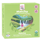 Organic Matcha Protein Bar by ILOVEME, vegan superfood snack with green matcha flavor, shown in a pack of three.