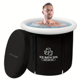 XL Portable Ice Bath Tub with Insulated Cover - GREEN LIFE CYPRUS