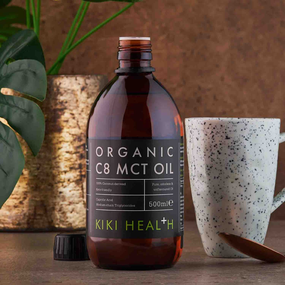 Kiki Health, Organic C8 MCT Oil, 500ml