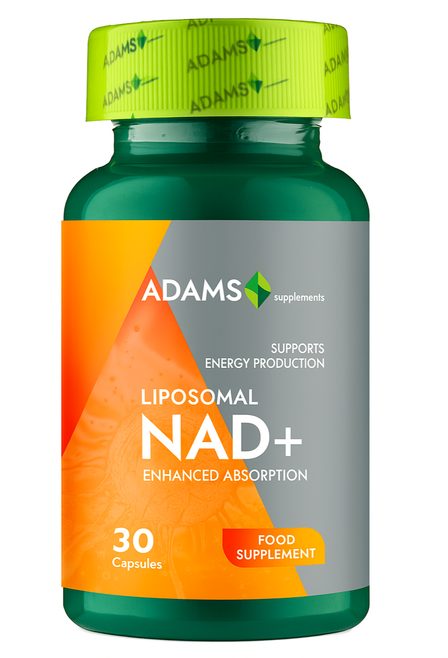 Adams Supplements, Liposomal NAD+ 300mg, 30cps - GREEN LIFE CYPRUS