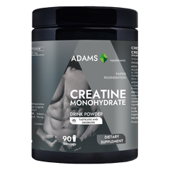 Adams Supplements, Creatine monohydrate, 400g - GREEN LIFE CYPRUS
