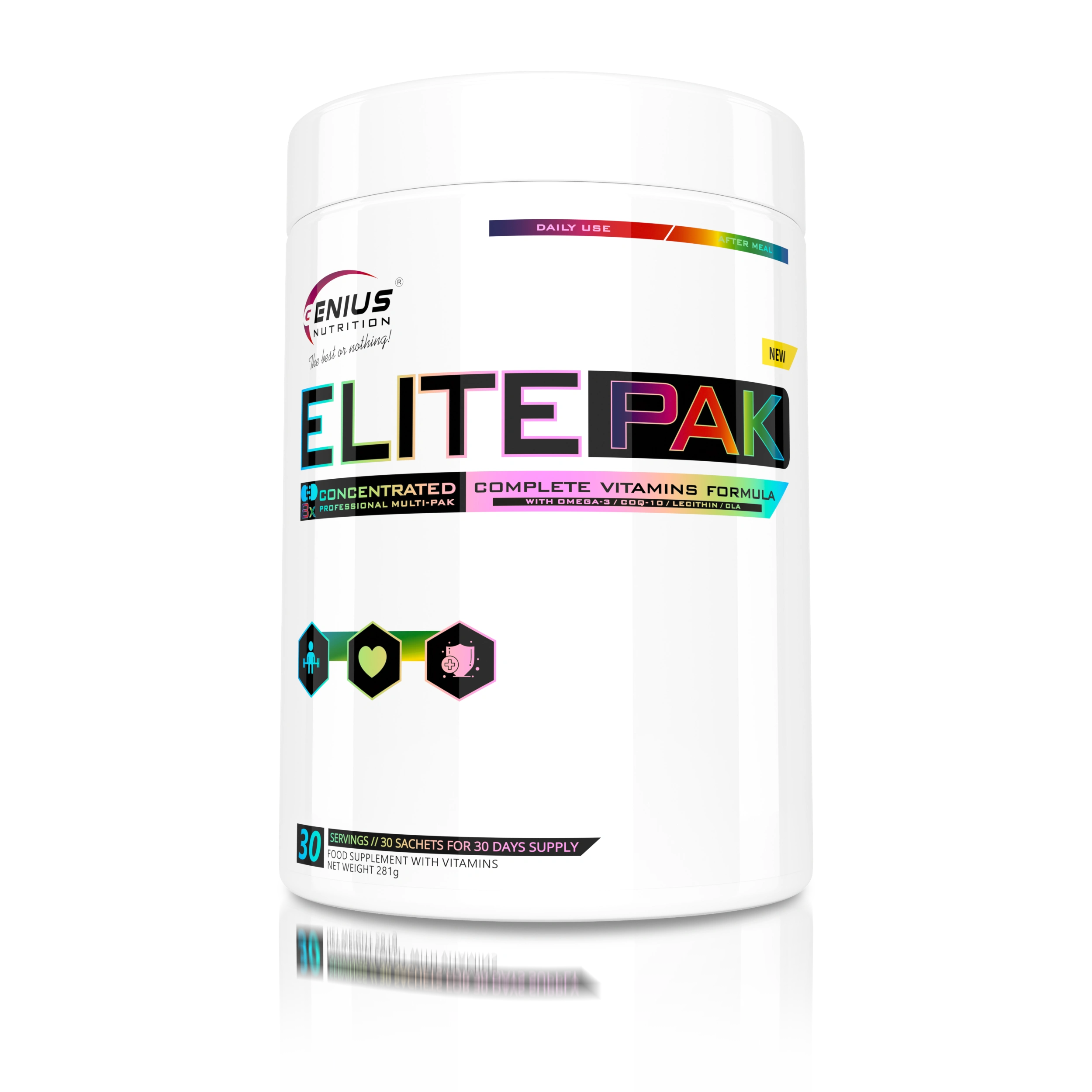 ELITEPAK 30συσκευασίες, Genius Nutrition