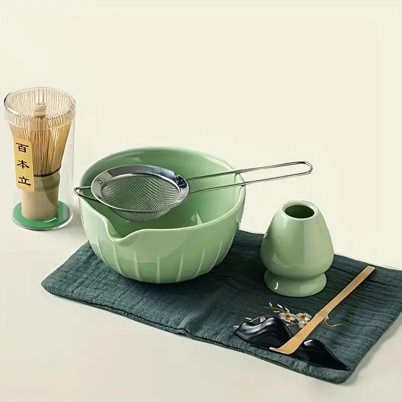 7pcs Matcha Tea Ceremony Perfect Matcha Set - GREEN LIFE CYPRUS