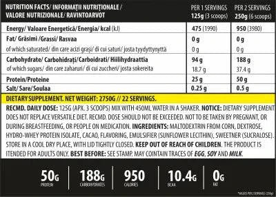 IGAIN 2750g/22 Serv, Genius Nutrition - GREEN LIFE CYPRUS