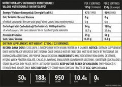 Genius Nutrition IGAIN Protein Powder 2750g, 22 servings, rich in amino acids, in a black container with scoop and label details.
