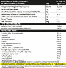 INTRA-HD 750g/24 Serv, Genius Nutrition 