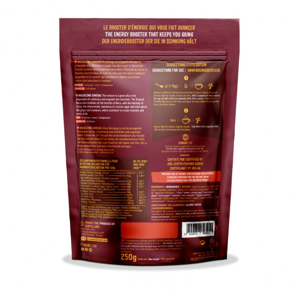 Iswari, BIO Macaccino Sensual, Gluten Free, 250g