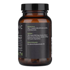 Kiki Health, Organic Chaga Mushroom Extract Powder, 50g - GREEN LIFE CYPRUS