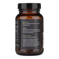 Kiki Health, Organic Lion's Mane Mushroom Extract, 60 Vegicaps - GREEN LIFE CYPRUS