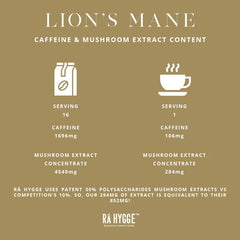 Rå Hygge, BIO Lions Mane Mushroom Coffee, Whole Beans, 1Kg