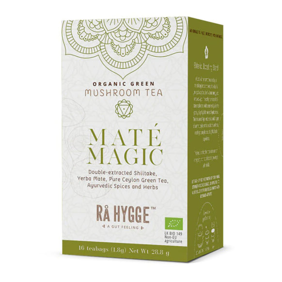 RA Hygge, BIO Maté Magic, Yerba Maté Tea with Shiitake, 16 Bags - GREEN LIFE CYPRUS