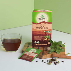 Organic India, BIO Tulsi Masala Chai Tea , 25 Infusion Bags - GREEN LIFE CYPRUS