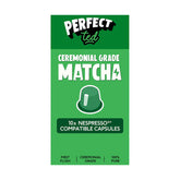 PerfectTed, Ceremonial Grade Matcha, 10 Nespresso Compatible Capsules