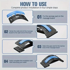 Adjustable Back Stretcher & Relaxation Device - GREEN LIFE CYPRUS