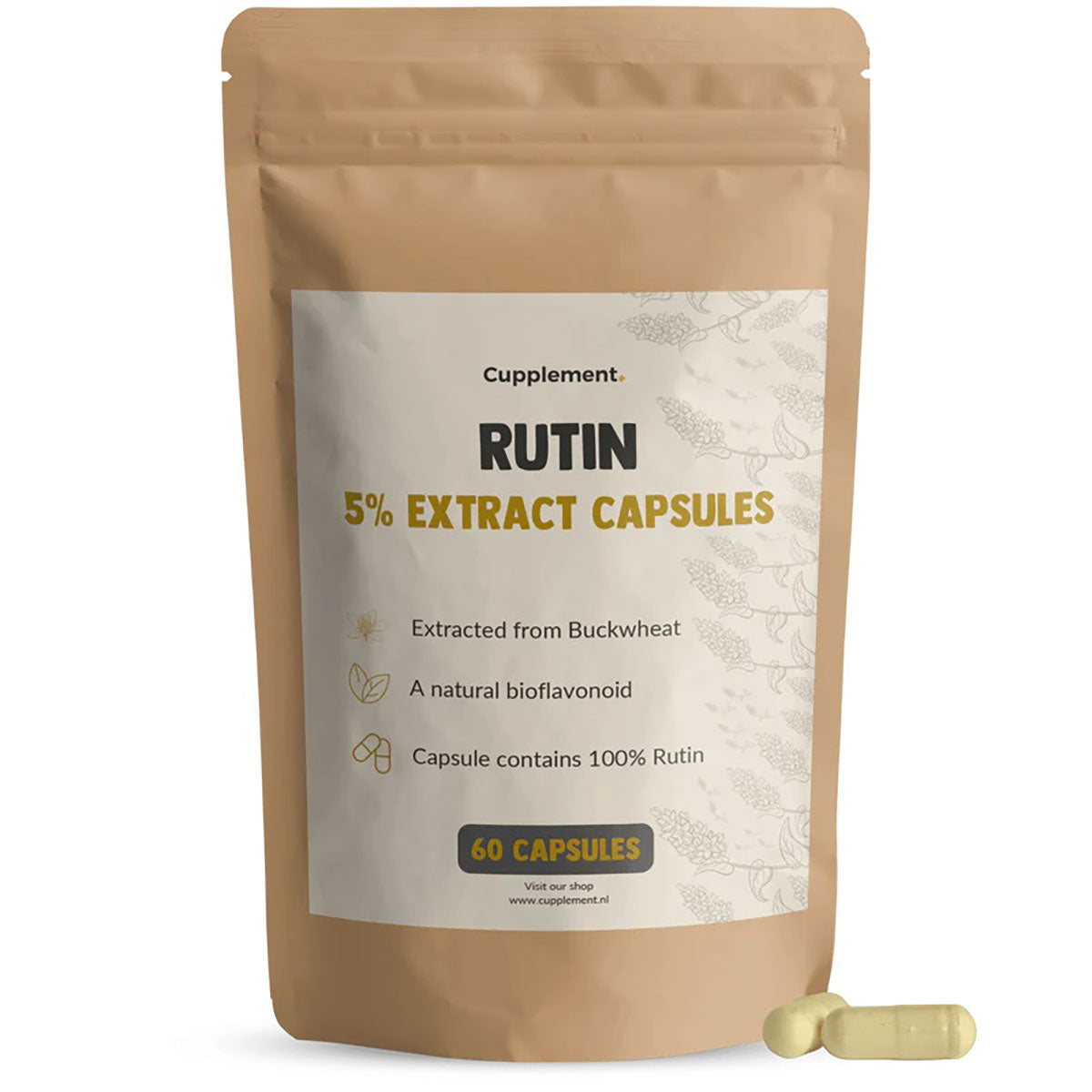 Cupplement, Rutin Extract, 60 Capsules - GREEN LIFE CYPRUS