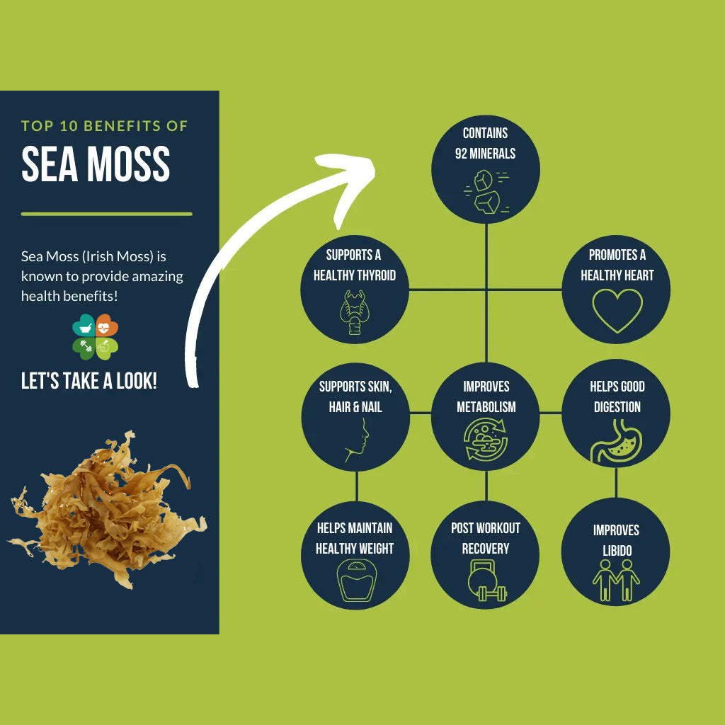 Connemara, BIO Irish Sea Moss Powder, 50 γρ