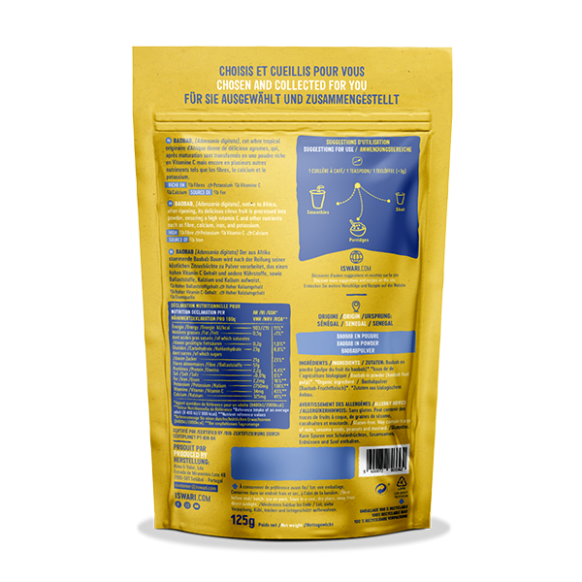 Iswari, BIO Baobab Powder 125g