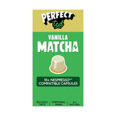 PerfectTed, Ceremonial Grade Vanilla Matcha, 10 Nespresso Compatible Capsules