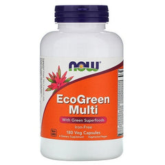 NOW Foods, EcoGreen Multi 180 капсул