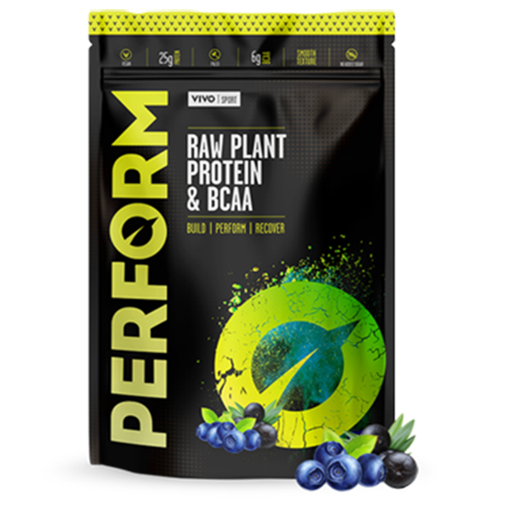 PERFORM Raw Plant Protein &amp; BCAA 532g - Vivo Life