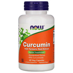 Now Foods Curcumin 60 Veg Capsules - GREEN LIFE CYPRUS