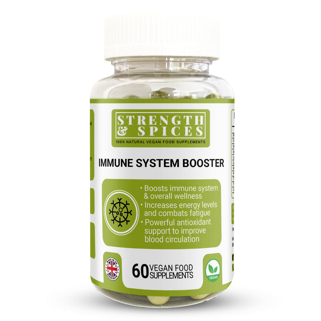 Immune System Booster 1000mg 60 capsules - Strength & Spices - GREEN LIFE CYPRUS 