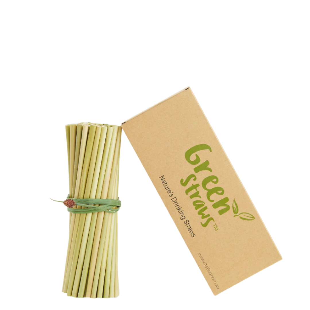 GREEN STRAWS 100p 20cm