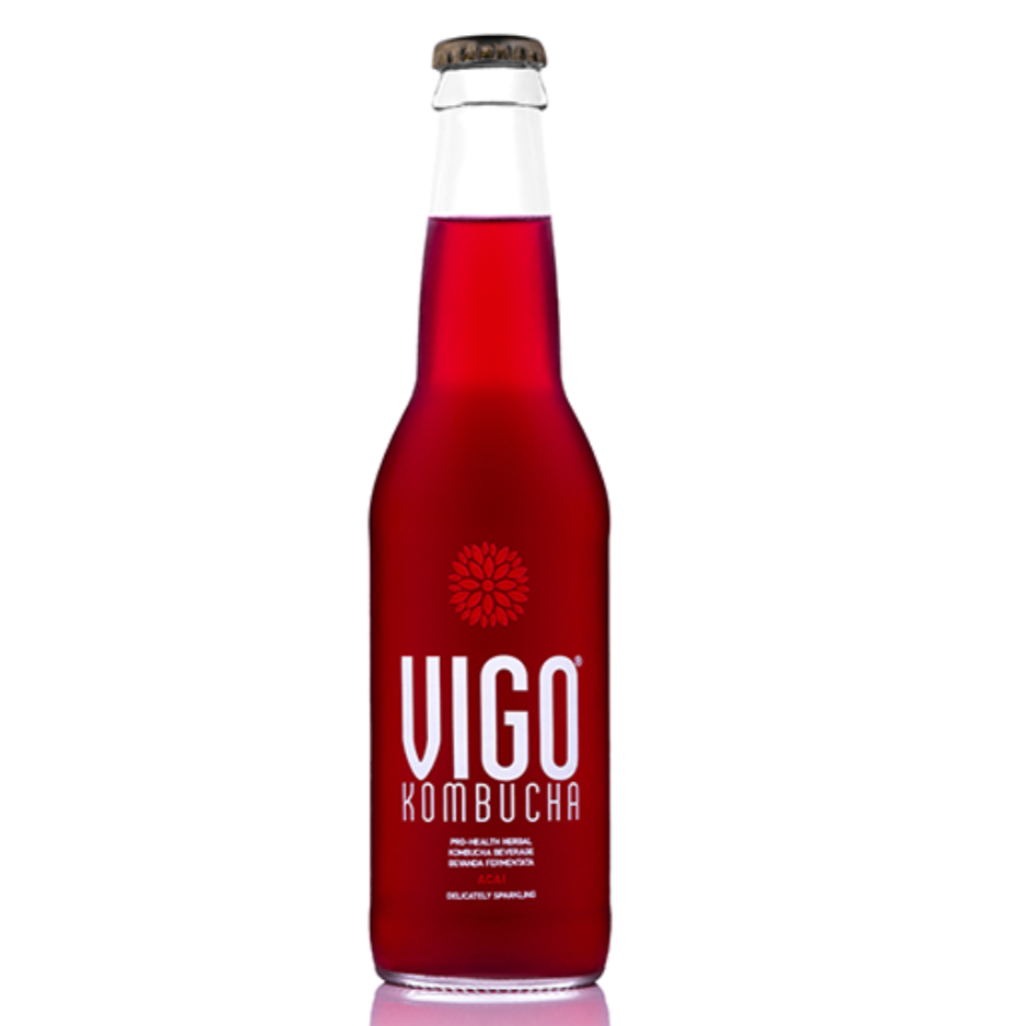 VIGO Kombucha, Lightbrew Acai, 330ml