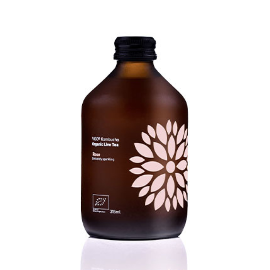 VIGO Kombucha, Longbrew, BIO Rose 330ml