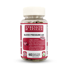 Blood Pressure Aid 90 κάψουλες- Strength &amp; Spices 