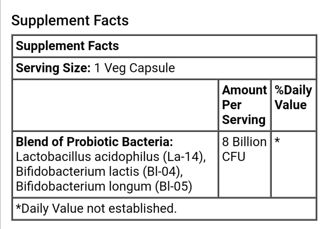 8 BILLION ACIDOPH / Bigidus 60 VCaps - GREEN LIFE CYPRUS 