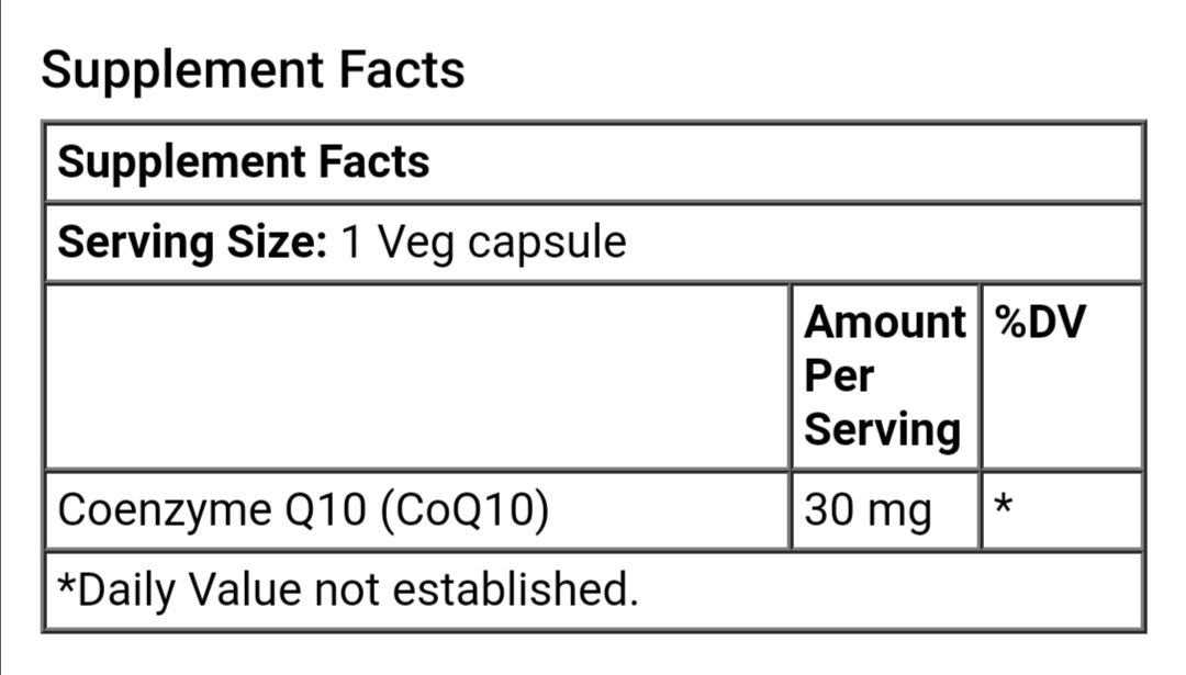 CoQ10 30 MG 60 VCAPS - GREEN LIFE CYPRUS 