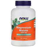 Now Foods, Magnesium Malate, 180 Veg Capsules - GREEN LIFE CYPRUS