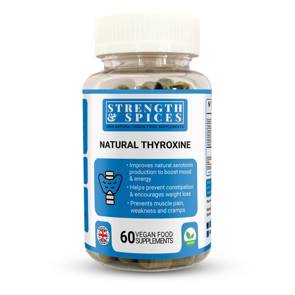 Natural Thyroxine 60 κάψουλες- Strength &amp; Spices