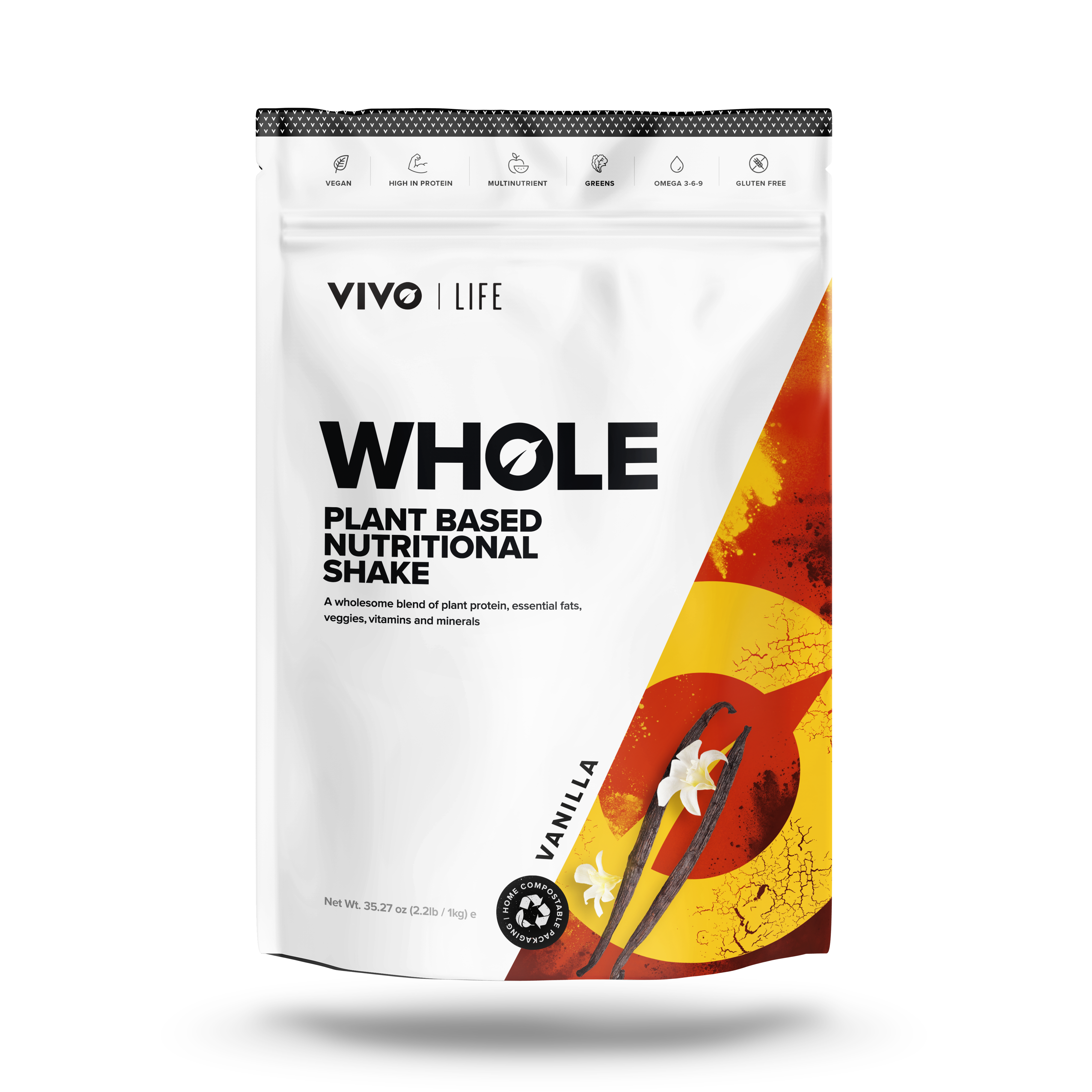 WHOLE Plant Based Nutritional Shake - GREEN LIFE CYPRUS 