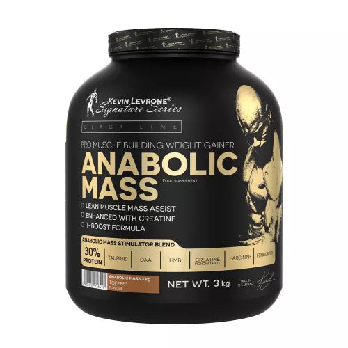 KEVIN LEVRONE collection cover featuring Kevin Levrone Anabolic Mass Chocolate 3 kg | 100 g per serving | 30 servings per pack