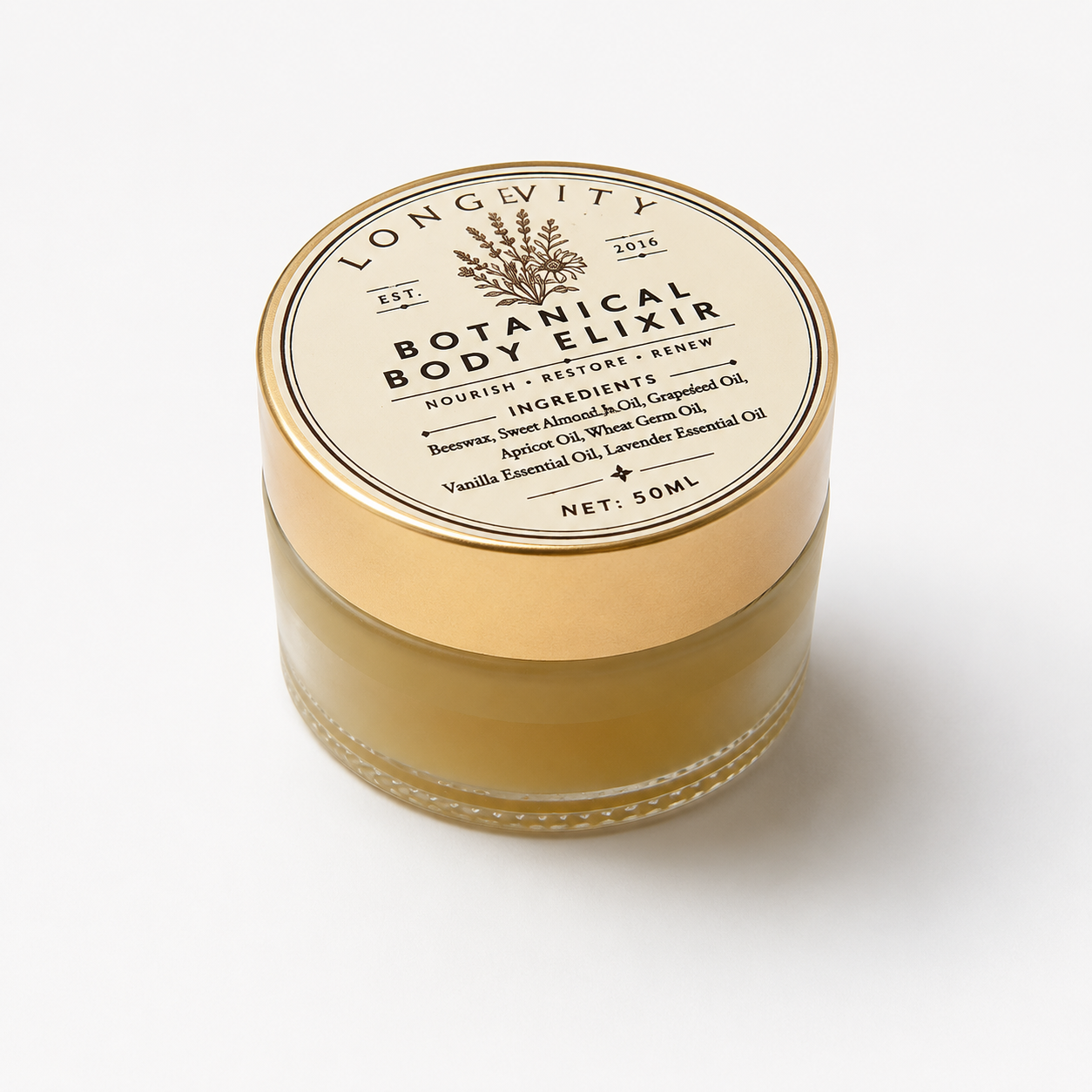 Longevity,Elixir Body Cream, 30g