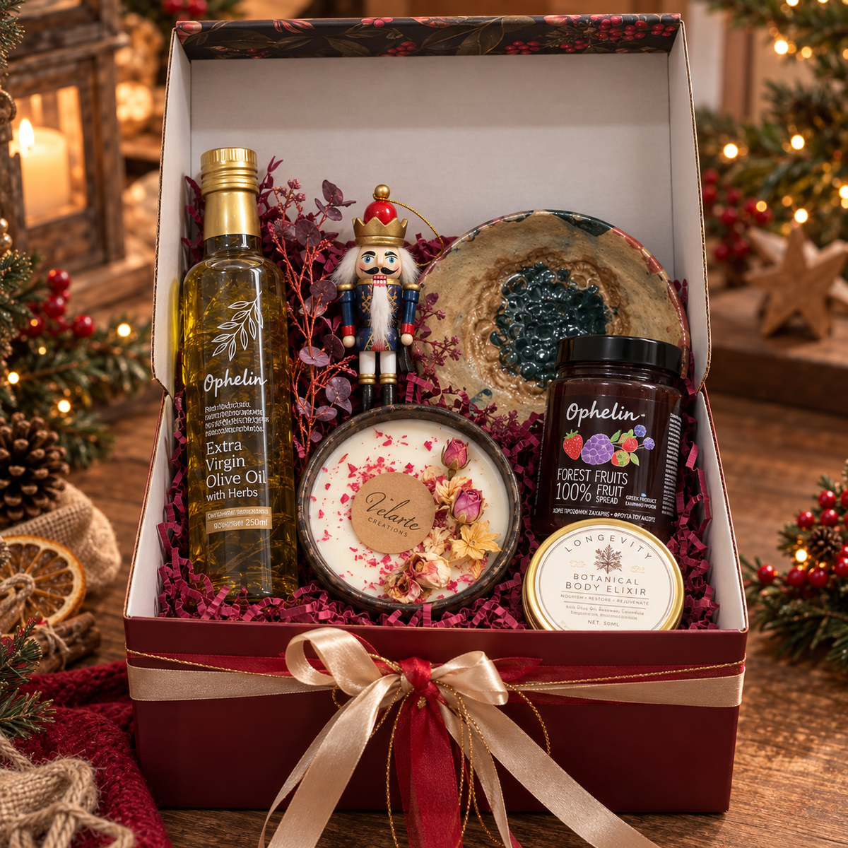 Green Life Festive Elegance Christmas Gift Box - 6pcs