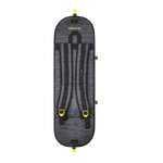 Viking Fitness backpack skateboard with vibrant Aztron® graphic design, featuring a sturdy bag and a colorful skateboard deck.