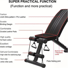 Foldable Adjustable Dumbbell Bench