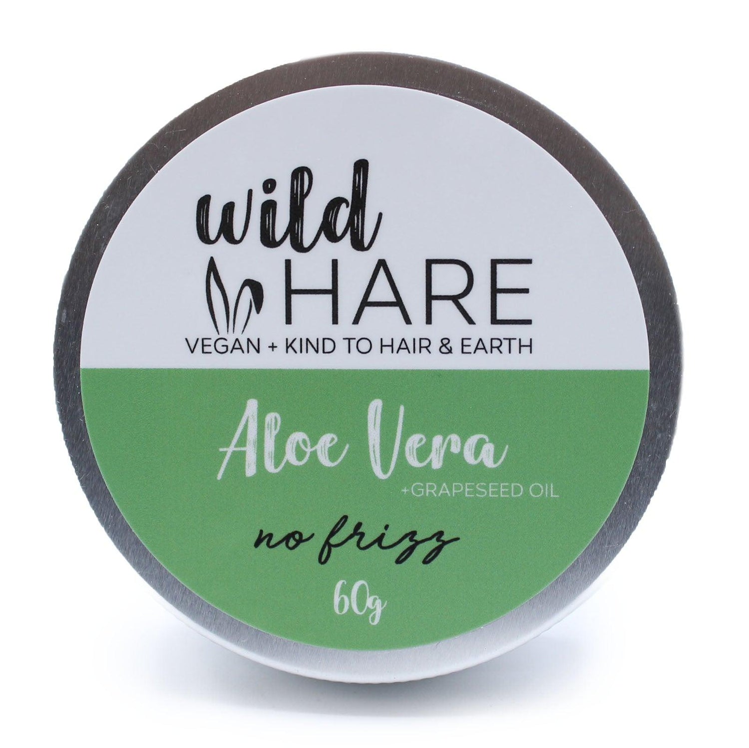 AW Gifts Wild Hare Solid Shampoo with Aloe Vera, 60g, natural hair care bar featuring soothing aloe for healthy hair.