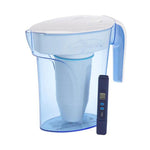 Herbalistas ZeroWater 1.7L water filter jug with digital meter for purified drinking water.
