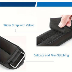 Ankle & Wrist Weights (Black) – Adjustable, Durable, Ideal for Gym, Yoga & Cardio.