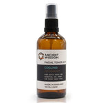 AW GIFTS Facial Toner Mist with Witch Hazel and Peppermint, 100ml, in a clear spray bottle for skin care and refreshing use.